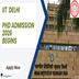 IIIT Delhi  Begins Registration for PhD Admission 2026; Apply Now